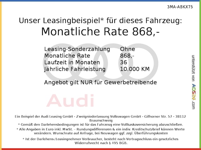 Audi RS3 Quattro S-Tronic Sportback