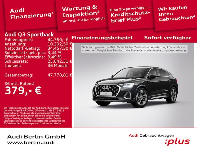 Audi Q3 35 TFSI S-Line S-Tronic Sportback