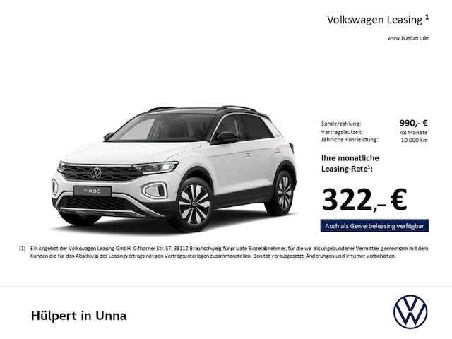 Volkswagen T-Roc T-Roc 2.0 GOAL AHK CAM ACC LM17 NAVI SITZHEIZUNG