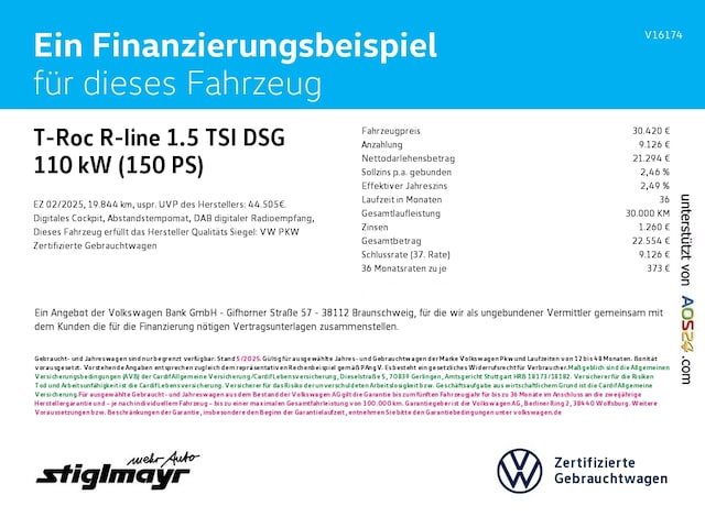 Volkswagen T-Roc 1.5 TSI DSG R-Line