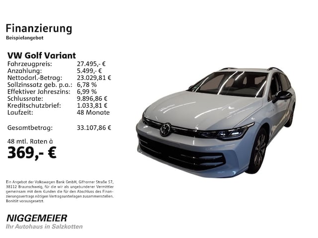 Volkswagen Golf Golf VIII Variant