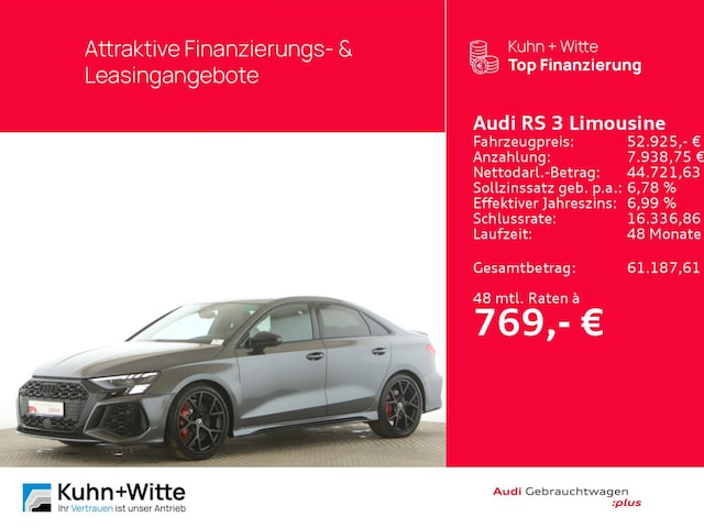 Audi RS3 Quattro S-Tronic Sedan