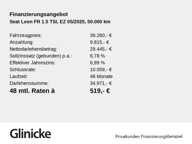 Seat Leon 1.5 TSI Black FR-lijn