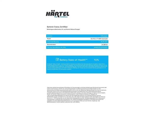 Volkswagen ID.3 77 KWh Performance Pro