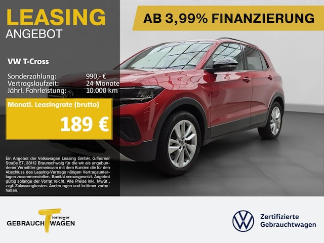 Volkswagen T-Cross 1.0 TSI DSG