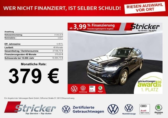 Volkswagen Tiguan 2.0 TSI Allspace DSG