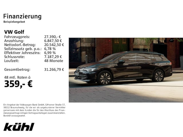 Volkswagen Golf 1.5 TSI Golf VIII Variant