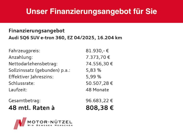 Audi Q6 e-tron Quattro