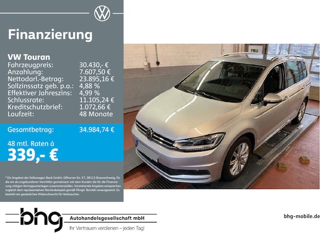 Volkswagen Touran 1.5 TSI DSG Highline