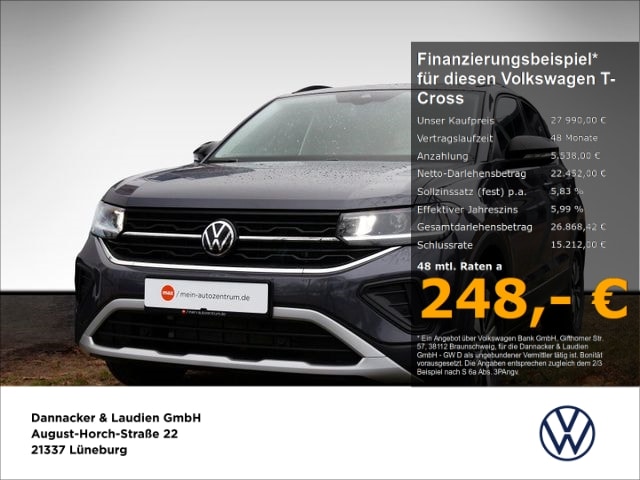 Volkswagen T-Cross GOAL 1.0 l TSI OPF 70 kW (95 PS) 5-Gang