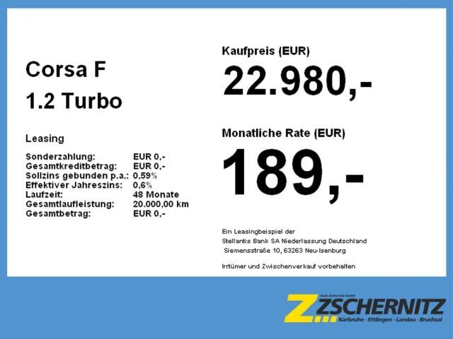 Opel Corsa 1.2 Turbo Turbo