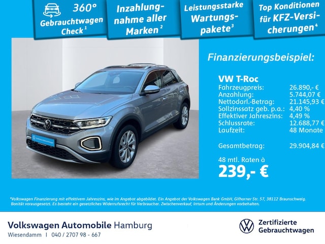 Volkswagen T-Roc 1.5 TSI DSG Style