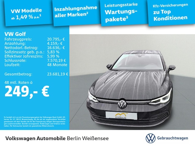 Volkswagen Golf 1.5 TSI Golf VIII Life
