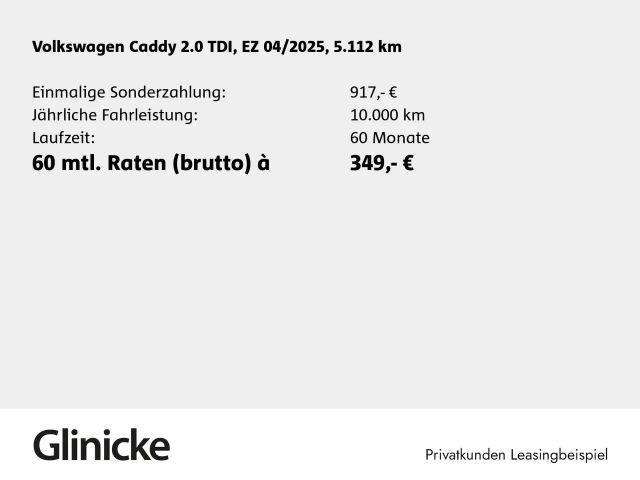 Volkswagen Caddy 2.0 TDI