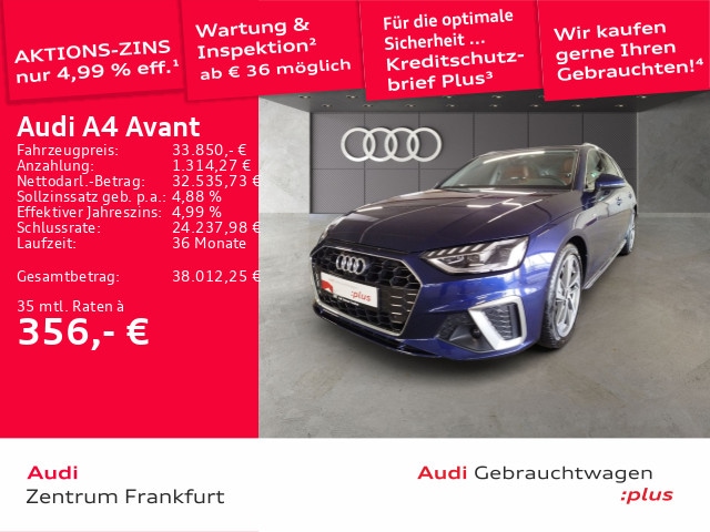 Audi A4 40 TDI Avant Quattro S-Line S-Tronic