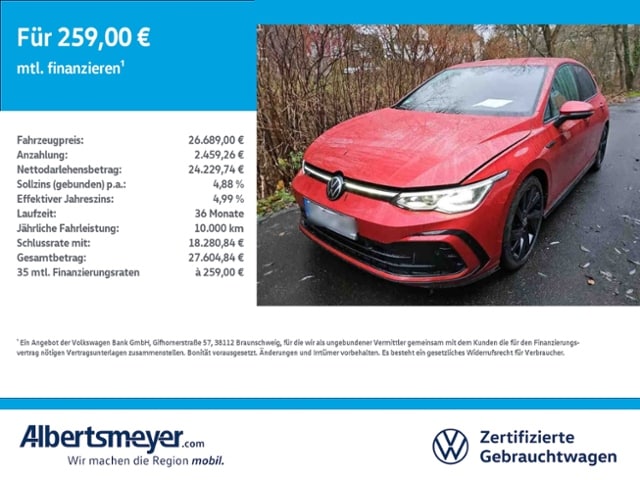 Volkswagen Golf 1.5 TSI Golf VIII