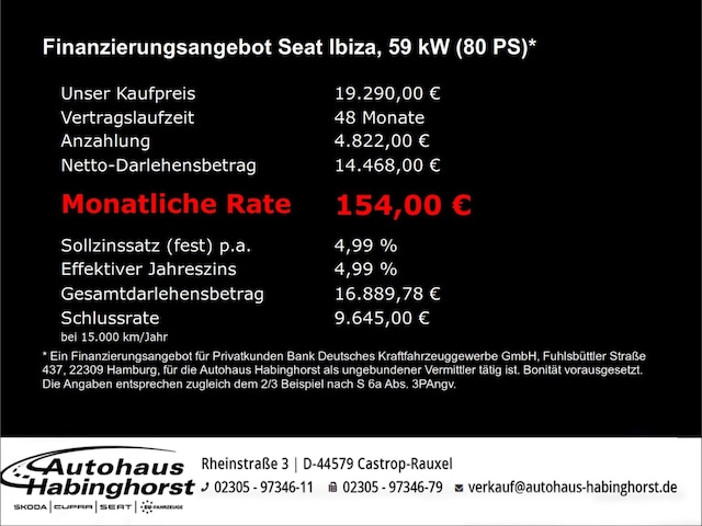 Seat Ibiza 1.0 MPI Style