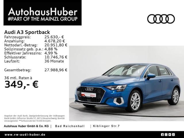 Audi A3 30 TDI S-Tronic Sportback