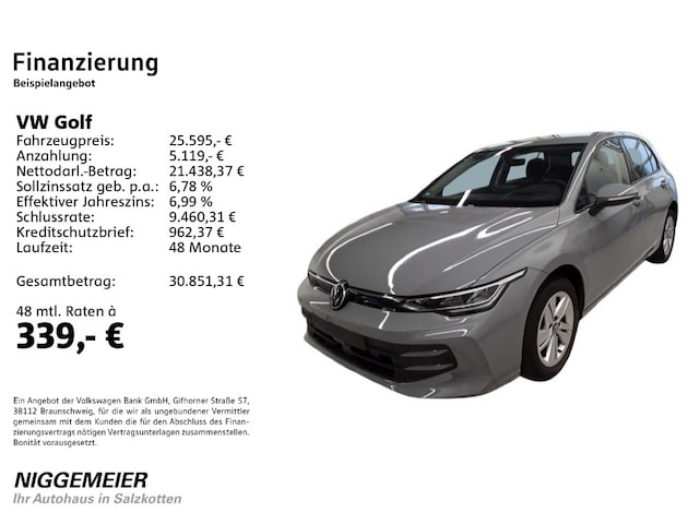 Volkswagen Golf Golf VIII Life