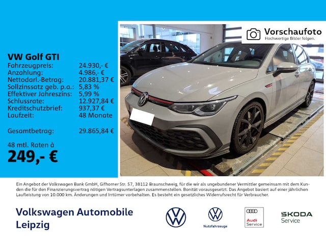 Volkswagen Golf 2.0 TSI DSG GTI Golf VIII