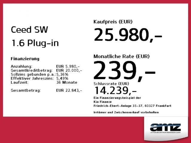 Kia Ceed Hybrid PHEV Spirit SportWagon