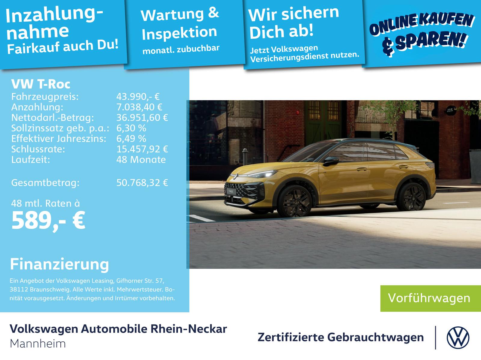 Volkswagen T-Roc 1.5 eTSI DSG R-Line