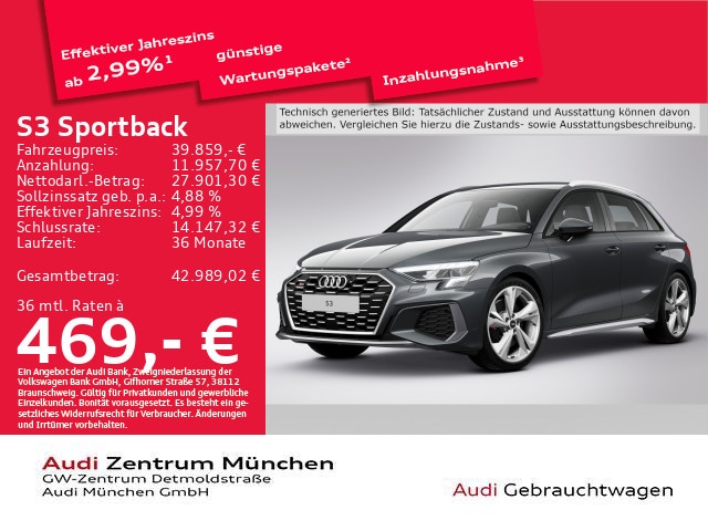 Audi S3 Quattro S-Tronic Sportback
