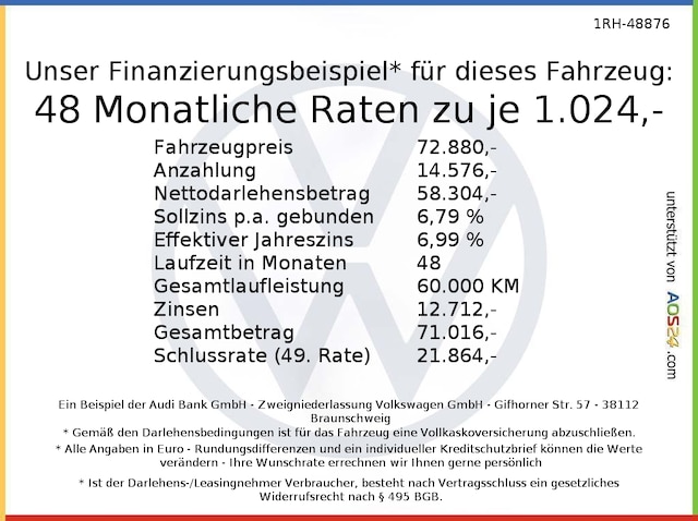Audi RS3 Quattro S-Tronic Sportback