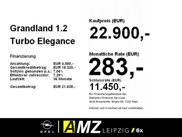 Opel Grandland X 1.2 Turbo Elegance Turbo