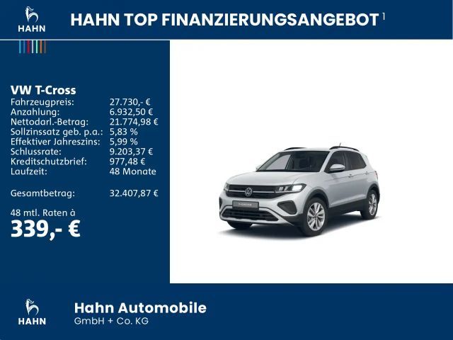 Volkswagen T-Cross 1.0 TSI DSG Life