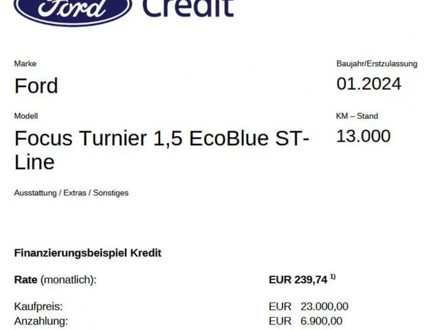 Ford Focus ST Line Wagon