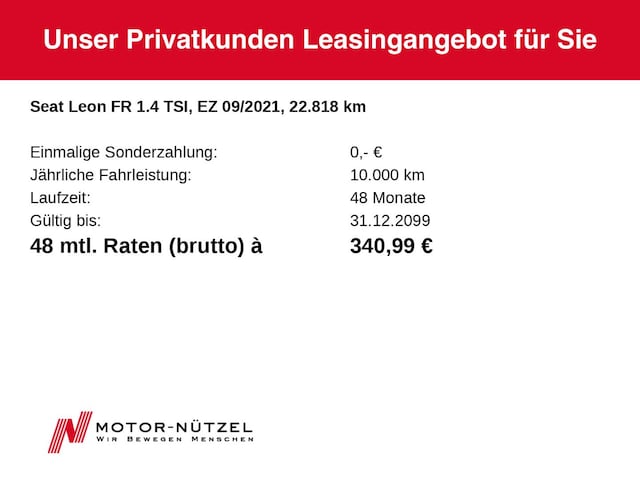 Seat Leon FR-lijn e-Hybrid