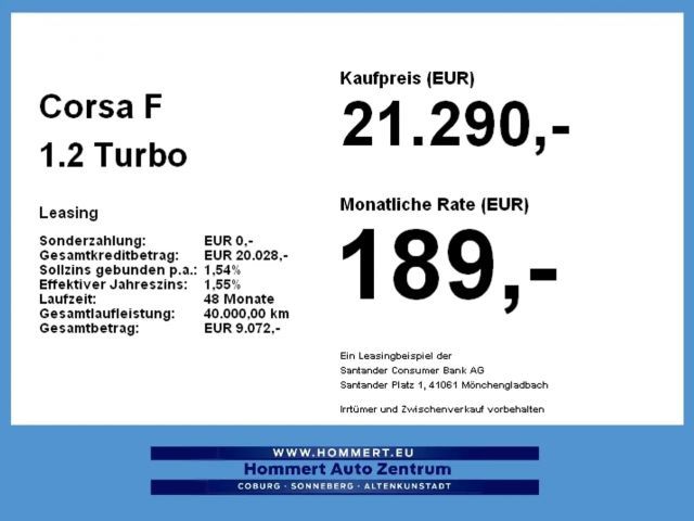 Opel Corsa 1.2 Turbo GS-Line Grand Sport Turbo