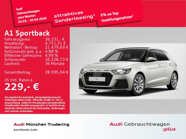 Audi A1 30 TFSI S-Tronic Sportback