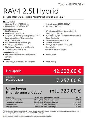 Toyota RAV4 5-deurs Team D