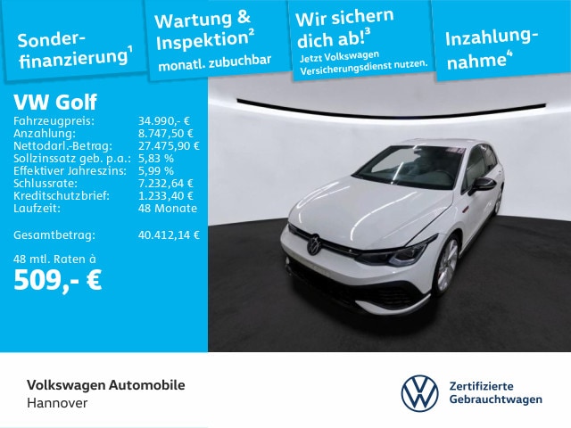 Volkswagen Golf 2.0 TSI DSG GTI Golf VIII