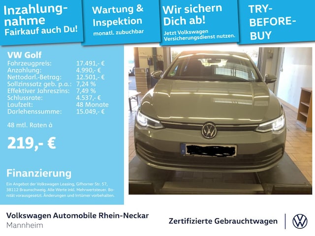 Volkswagen Golf 1.5 TSI Golf VIII Life