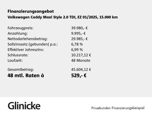 Volkswagen Caddy 2.0 TDI Style