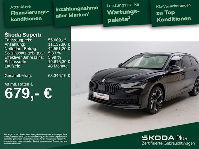 Skoda Superb 2.0 TDI Combi Sportline