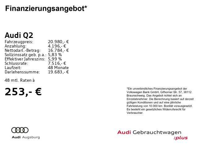 Audi Q2 30 TFSI Sport
