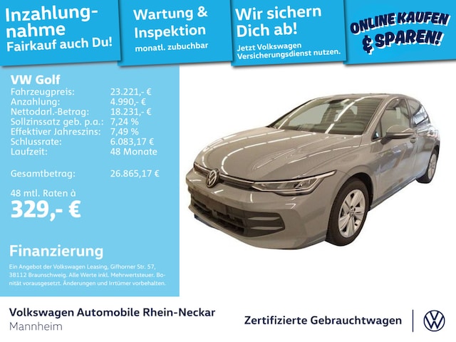 Volkswagen Golf 1.5 TSI Golf VIII Life