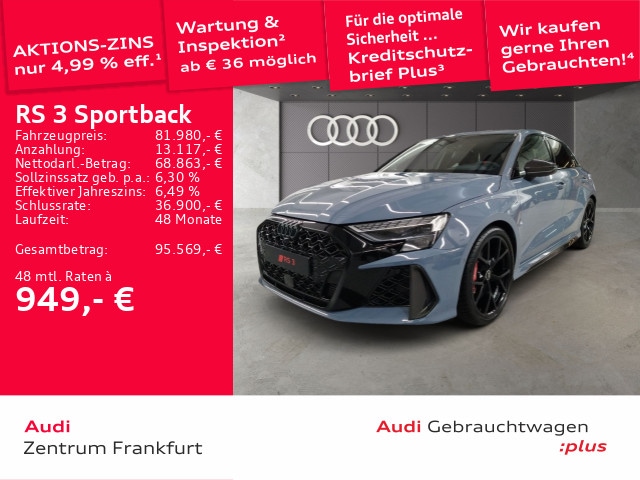 Audi RS3 Quattro S-Tronic Sportback