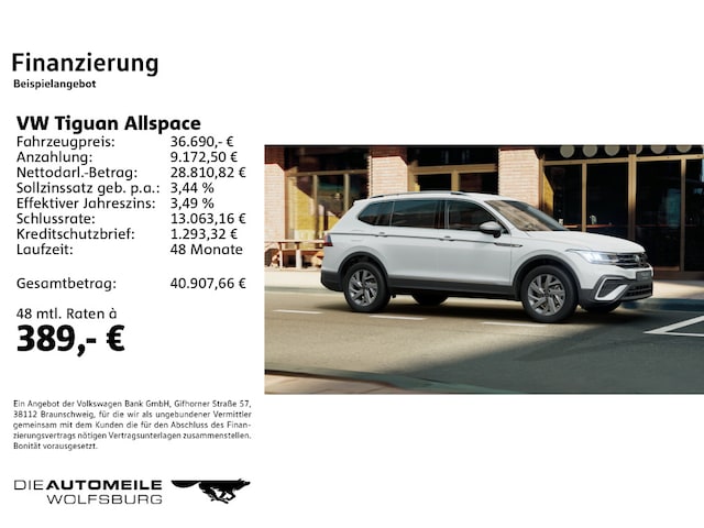Volkswagen Tiguan 1.5 TSI Allspace DSG Life