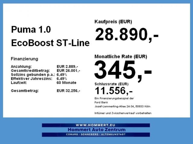 Ford Puma EcoBoost ST Line