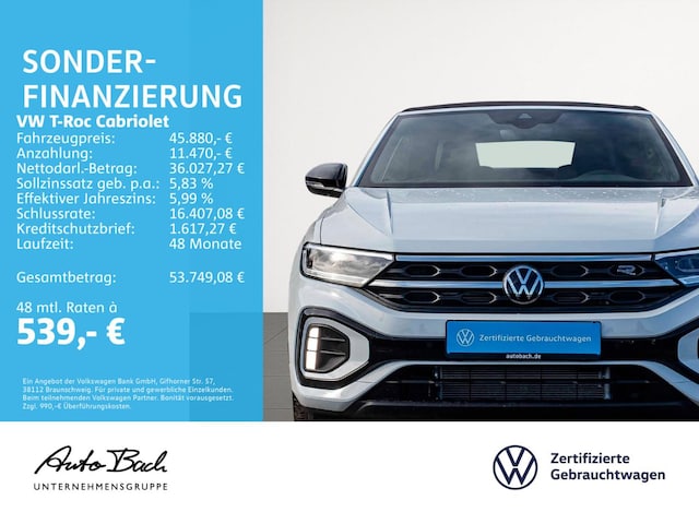 Volkswagen T-Roc Cabriolet DSG R-Line