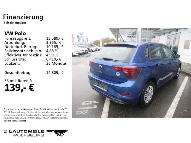 Volkswagen Polo Polo 6 VI 1.0 Fresh LED/App-Connect