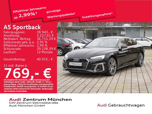 Audi A5 40 TDI S-Line S-Tronic Sportback
