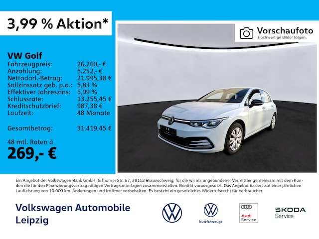 Volkswagen Golf 1.5 eTSI DSG Golf VIII