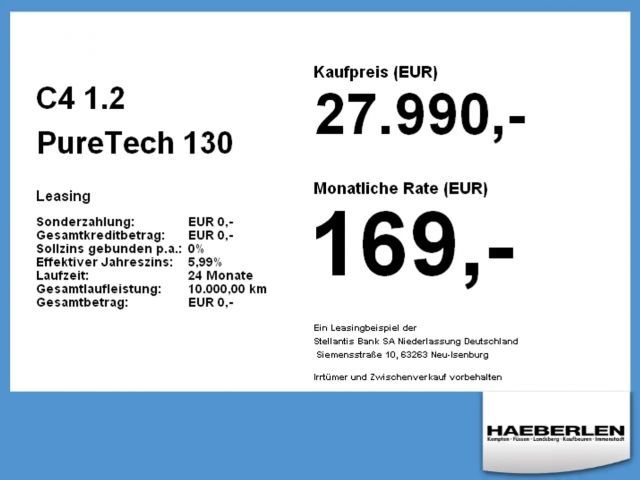 Citroën C4 Max PureTech