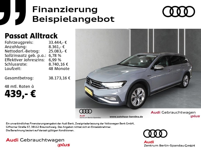 Volkswagen Passat 2.0 TDI AllTrack DSG Variant